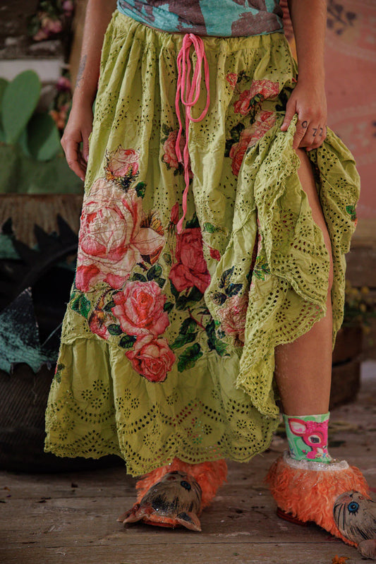 Eyelet Lala Skirt.  ONE ONLY