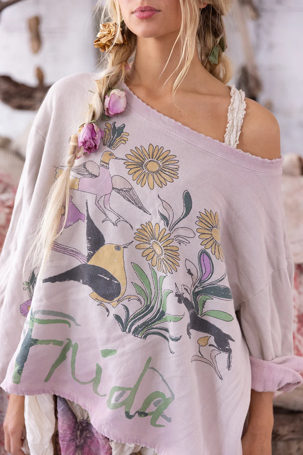 Flight Flowers Frida Nago Sweatshirt 2175