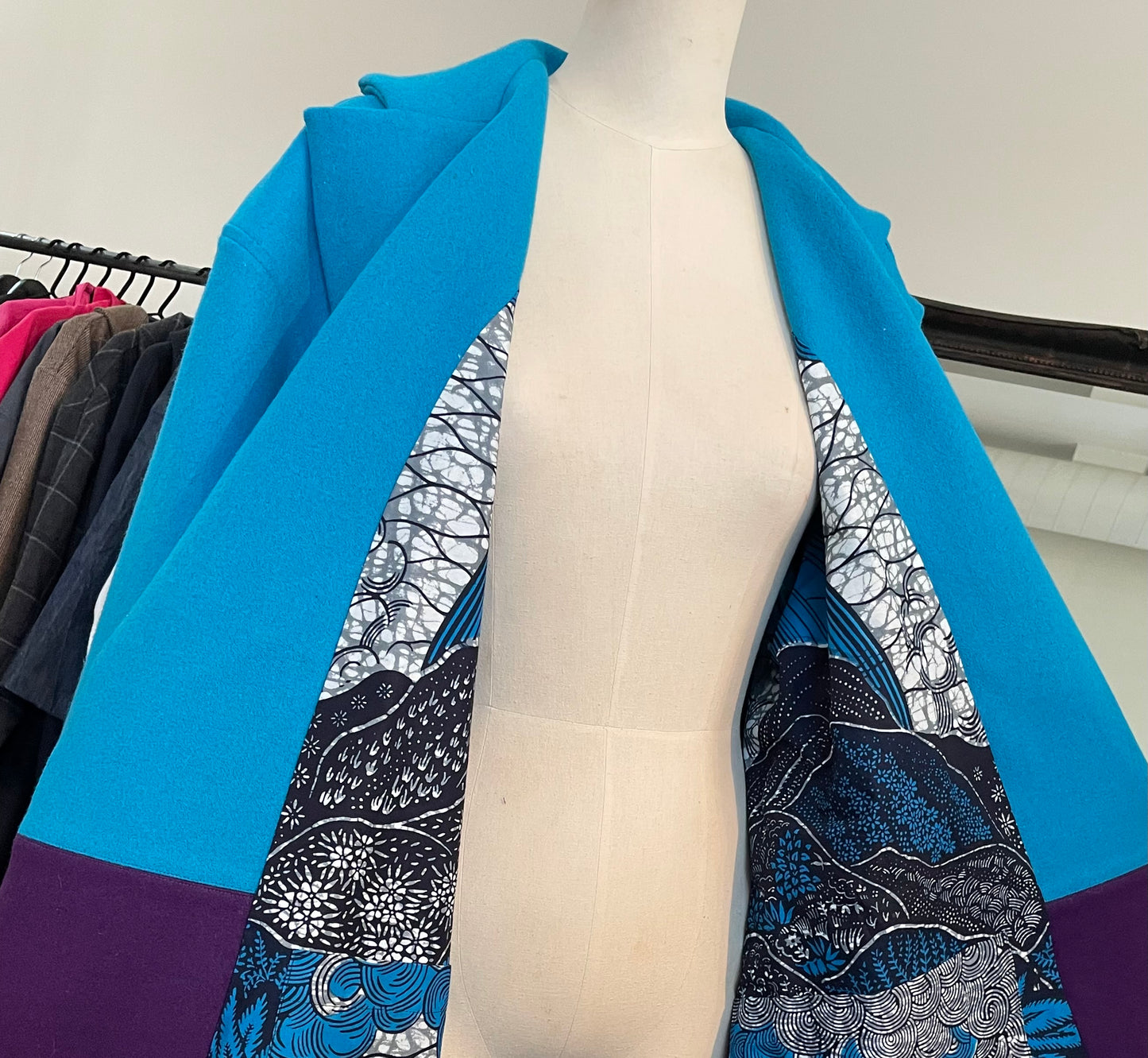 Limited Edition Contrast Swing Coat