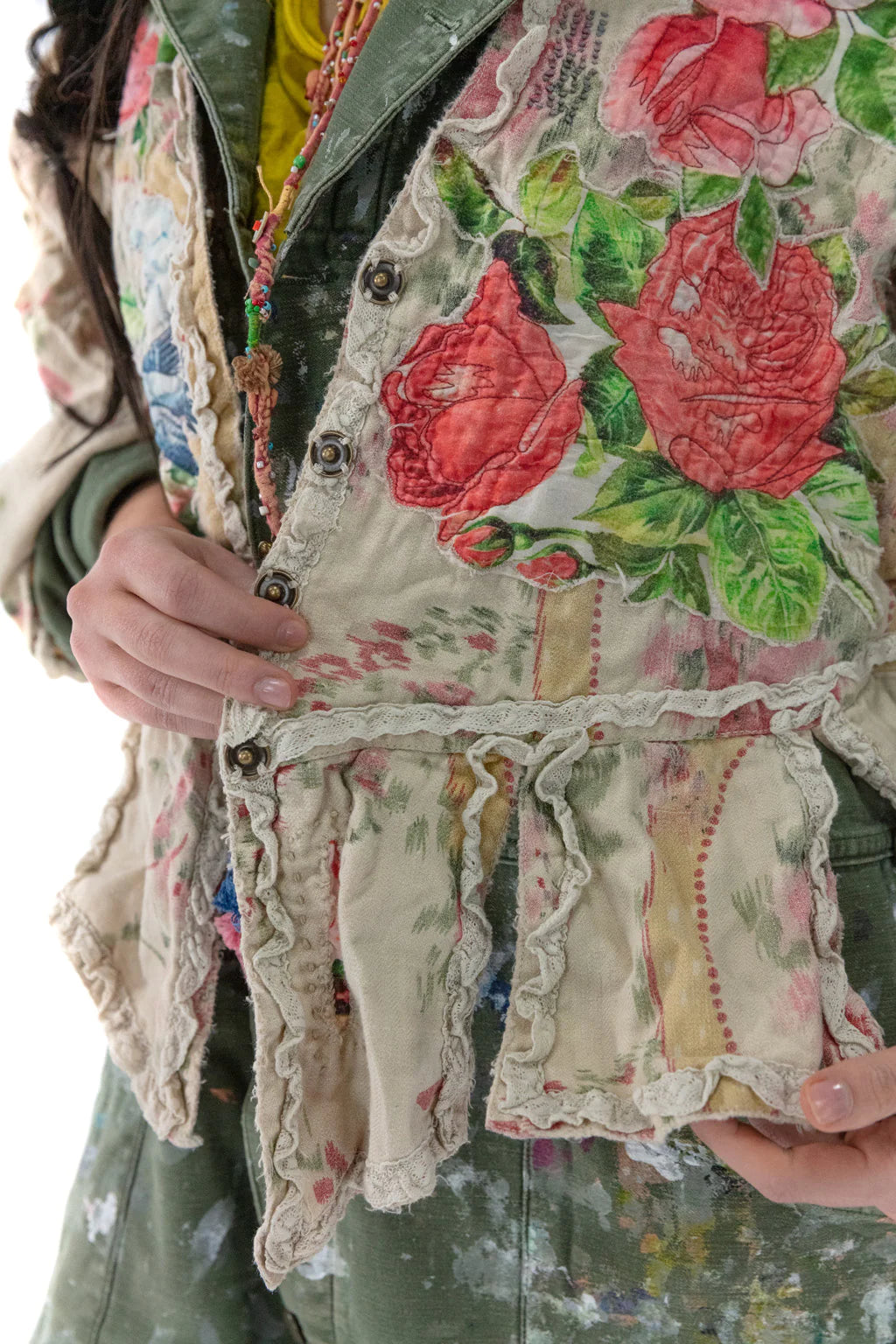 Floral Appliqué Monique Jacket