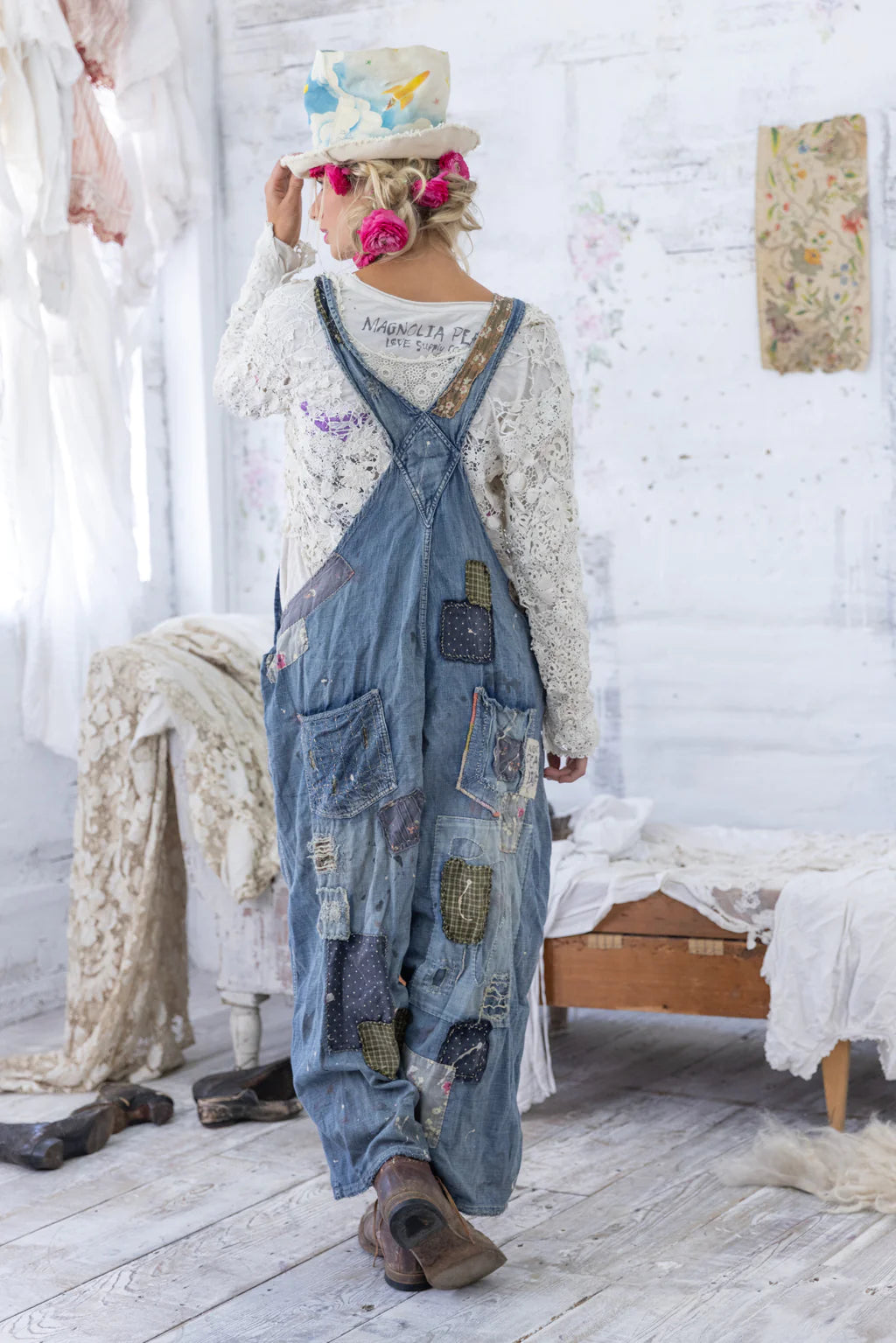 Benjamin Wide Leg Overalls O'alls 097