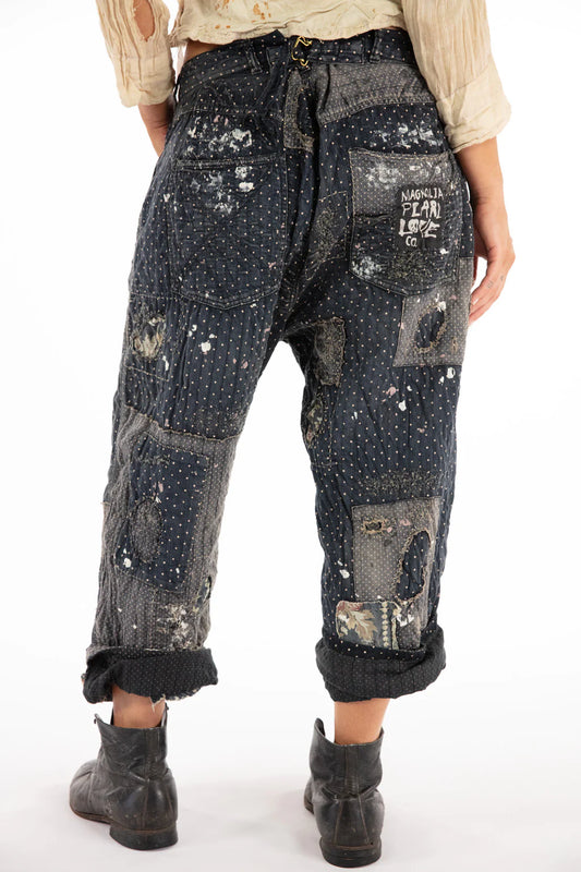 Dot and Floral Miners Pants. SOLD OUT