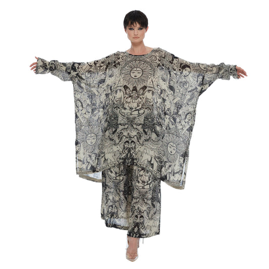 Esoteric World Linen Caftan