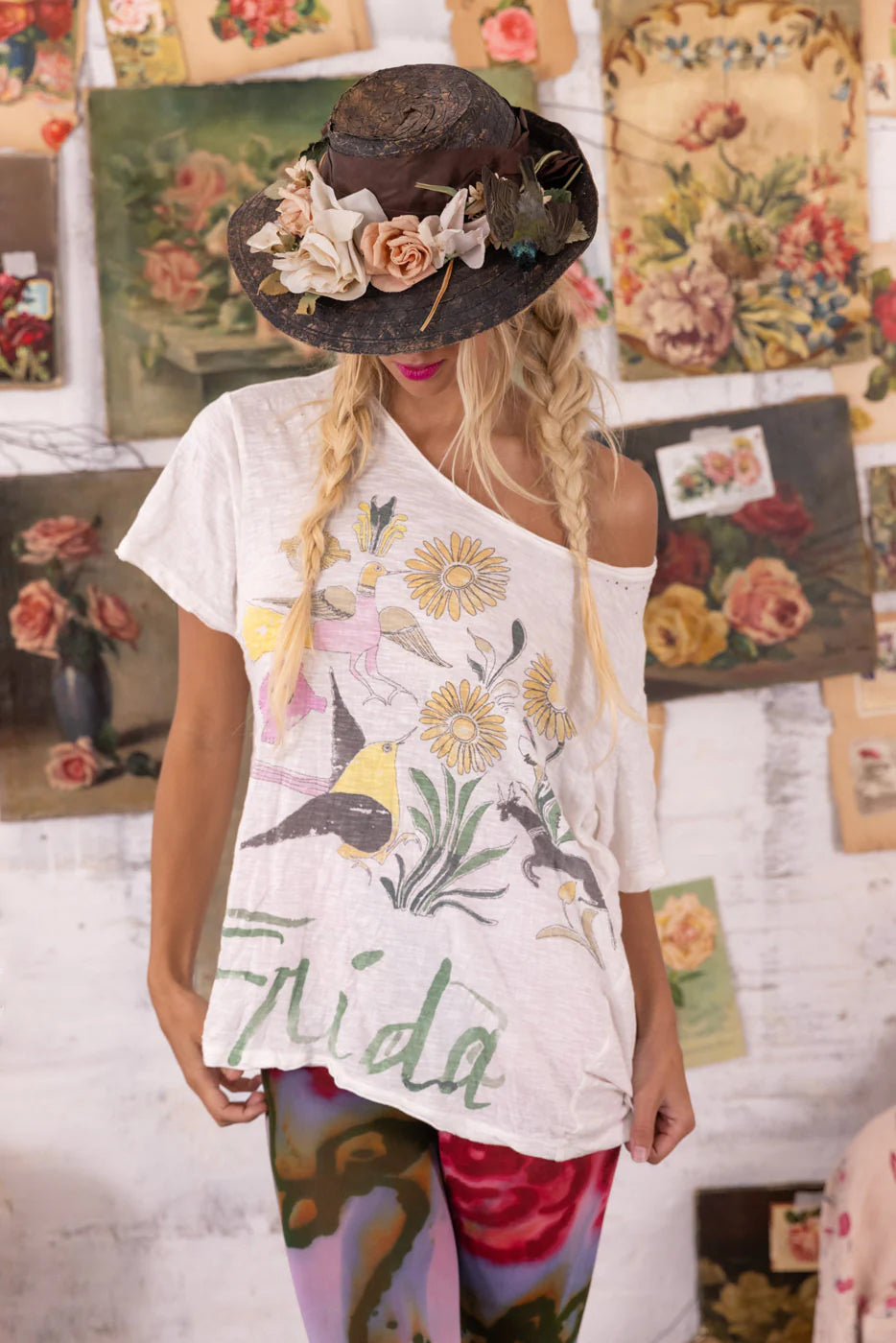 ** PRE ORDER ** Flight Flowers Frida Tee