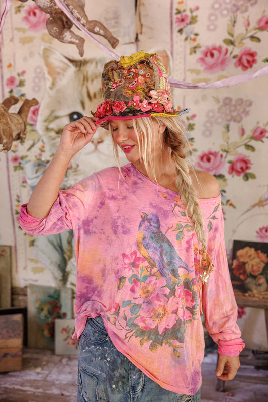 Floral Robin Viggo Tee