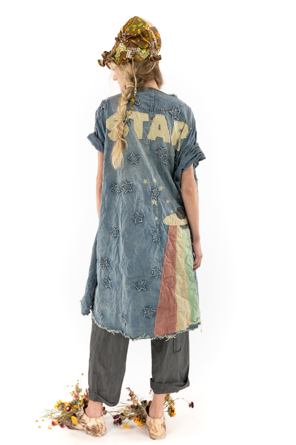 Denim Star Appliqué Kimi Coat