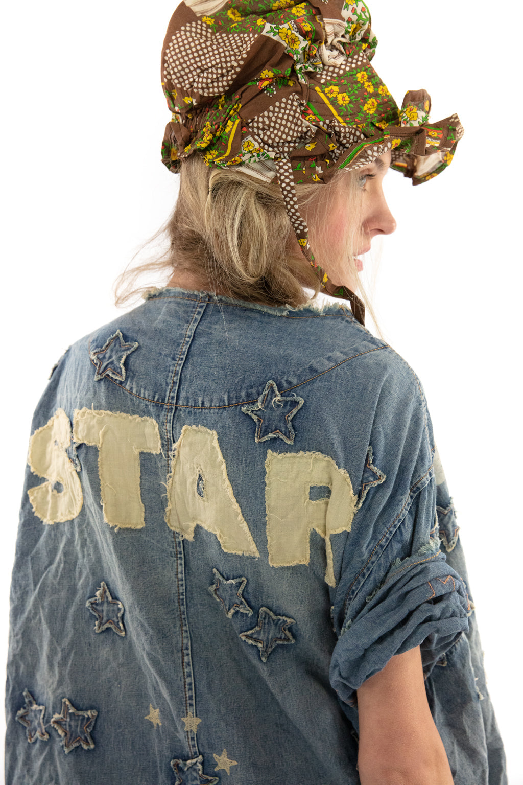 Denim Star Appliqué Kimi Coat